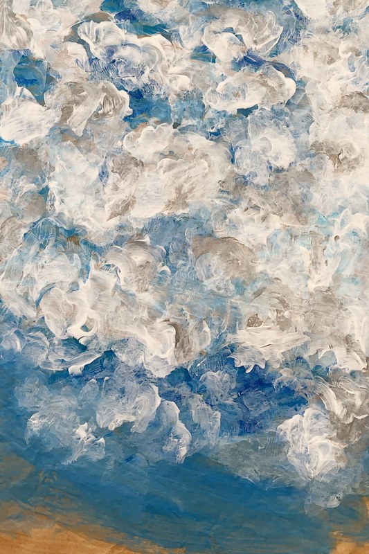 Nubes sobre el mar